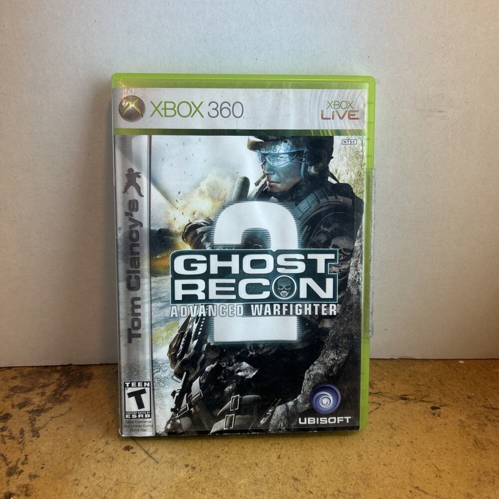 Tom Clancy's Ghost Recon: Advanced Warfighter 2 (Microsoft Xbox 360, 2007)